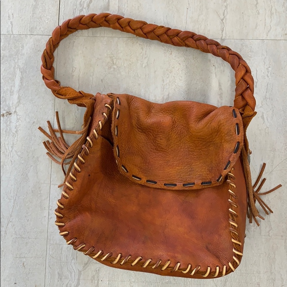 Handmade Elk Leather Handbag